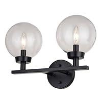 Algopix Similar Product 20 - Lander 2 Light Matte Black Bathroom