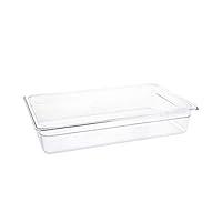 Algopix Similar Product 14 - Food Pan Clear Plastic 4 inch Color