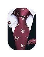 Algopix Similar Product 12 - BarryWang Fun Animal Ties for Men