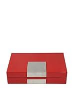 Algopix Similar Product 11 - Cufflinks Box Color: Red