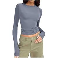 Algopix Similar Product 20 - Womens Long Sleeve Shirts Basic