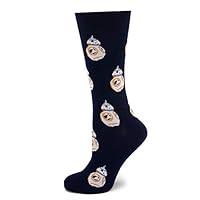 Algopix Similar Product 7 - Star Wars BB8 Navy Dress Socks Shoe