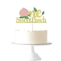 Algopix Similar Product 15 - One Sweet Peach Cake Topper Birthday