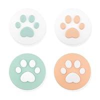 Algopix Similar Product 12 - GeekShare 4PCS Silicone Cat Paw JoyCon