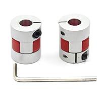Algopix Similar Product 10 - Befenybay 2PCS 8mm to 8mm Aluminium