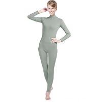 Algopix Similar Product 14 - QY Unisex Spandex Unitard Mock Neck
