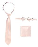Algopix Similar Product 6 - Gioberti Boys Solid Zippered Tie Bow