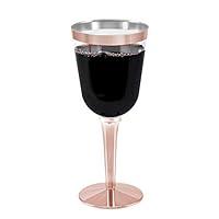 Algopix Similar Product 5 - BloominGoods 50 Rose Gold Rimmed