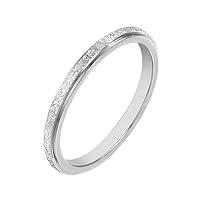 Algopix Similar Product 20 - JEWSACE Titanium Steel Rings Gold Rose