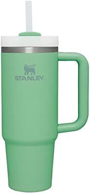 Stanley The Quencher H2.0 FlowState 30 oz Double-wall Vacuum Cream BPA Free  Insulated Tumbler
