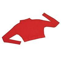 Algopix Similar Product 1 - Turtleneck Midriff Red