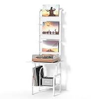 Algopix Similar Product 3 - LELELINKY Tall Record Player Stand with