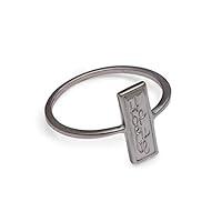 Algopix Similar Product 17 - Lokai Hopeful Ring, Gunmetal, Size 5