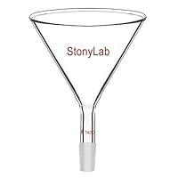 Algopix Similar Product 17 - StonyLab Glass Short Stem Powder Funnel