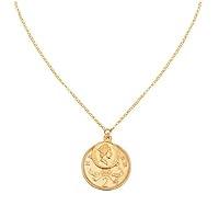 Algopix Similar Product 4 - Shashi Womens Double Coin 18K Gold