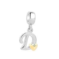 Algopix Similar Product 6 - Tedit 925 Sterling Silver Letter Charms