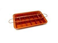Algopix Similar Product 14 - Copper Color Brownie Baking Pan with