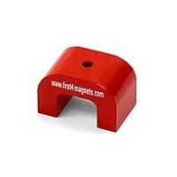 Algopix Similar Product 19 - Medium Red Alnico Horseshoe Magnet for