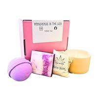 Algopix Similar Product 19 - Handcrafted Lavender Gift Set Bath