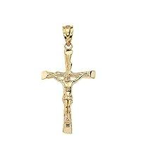 Algopix Similar Product 7 - 10k Yellow Gold Jesus on the Cross