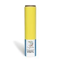 Algopix Similar Product 12 - Craftables Light Yellow Vinyl Roll 