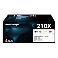 Algopix Similar Product 1 - 210X Toner Cartridges 4 Pack 210A with