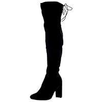 Algopix Similar Product 1 - Womens Wide Fit Stretch Long Thigh High