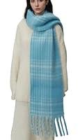 Algopix Similar Product 11 - Womens Gentle Color Plaid Scarf Plaid