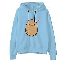 Algopix Similar Product 15 - Meikosks Womens Hooded Sweatshirts Cute
