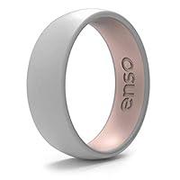 Algopix Similar Product 7 - Enso Rings Dual Tone Silicone Wedding