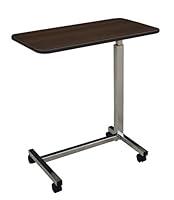 Algopix Similar Product 1 - Medline Overbed Bedside Table with
