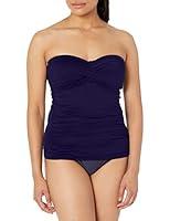 Algopix Similar Product 10 - Anne Cole Womens Solid Twist Front