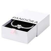 Algopix Similar Product 9 - Pandora Moments Heart Clasp Snake Chain