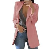 Algopix Similar Product 5 - Womens Lapel Casual Blazer Jacket Plus