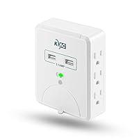 Algopix Similar Product 12 - KMC Wall Surge Protector6 Outlet Wall