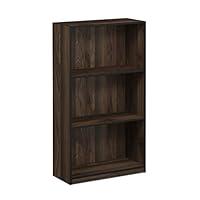 Algopix Similar Product 5 - Furinno 99736DBR Basic 3Tier Bookcase