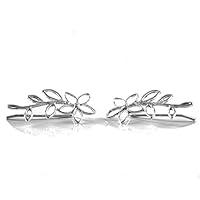 Algopix Similar Product 16 - Pair of Sterling Silver Ear Crawler