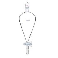 Algopix Similar Product 14 - TIZJ Glass Separatory Funnel PTFE