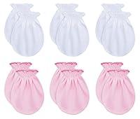 Algopix Similar Product 6 - RATIVE Newborn Baby Cotton Gloves Sleep