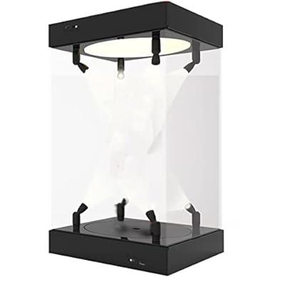 Clear Acrylic Counter Display Case/Cabinet With 4 LED Light & Multi Purpose