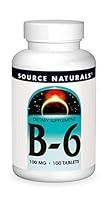 Algopix Similar Product 16 - Source Naturals Vitamin B6 100mg