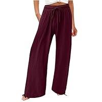 Algopix Similar Product 5 - Loose Linen PantsDeals of The Day My