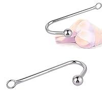 Algopix Similar Product 17 - 1 Pcs Stainless Steel Hook with Bead