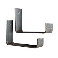 Algopix Similar Product 1 - 2 Pack  Hook Brackets Hook Iron Shelf