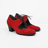Algopix Similar Product 5 - Heda Genuine Leather Heeled Shoes