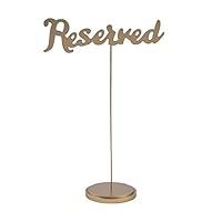 Algopix Similar Product 7 - Gold Calligraphy Reserved Table Signs