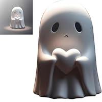 Algopix Similar Product 10 - Cute Ghost Statue Middle Finger Ghost