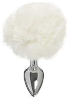 Algopix Similar Product 5 - Tailz White Fluffy Bunny Tail Anal Plug