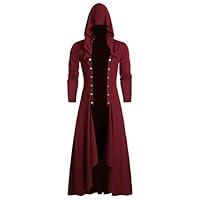 Algopix Similar Product 4 - Mens Retro Steam Punk Cardigan Gothic