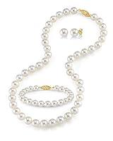 Algopix Similar Product 17 - 14K Gold Pearl Jewelry Set for Women 